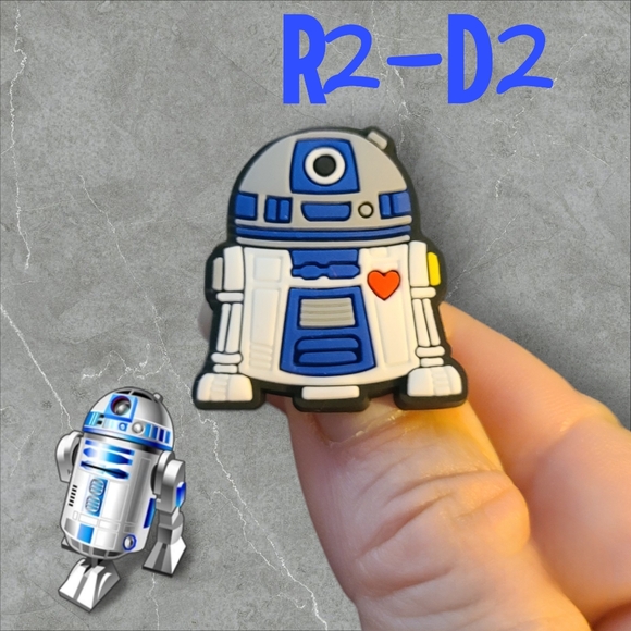 BOGO!! BUNDLE For Discount!!! Brand New R2-D2 Croc Charm - Picture 1 of 1